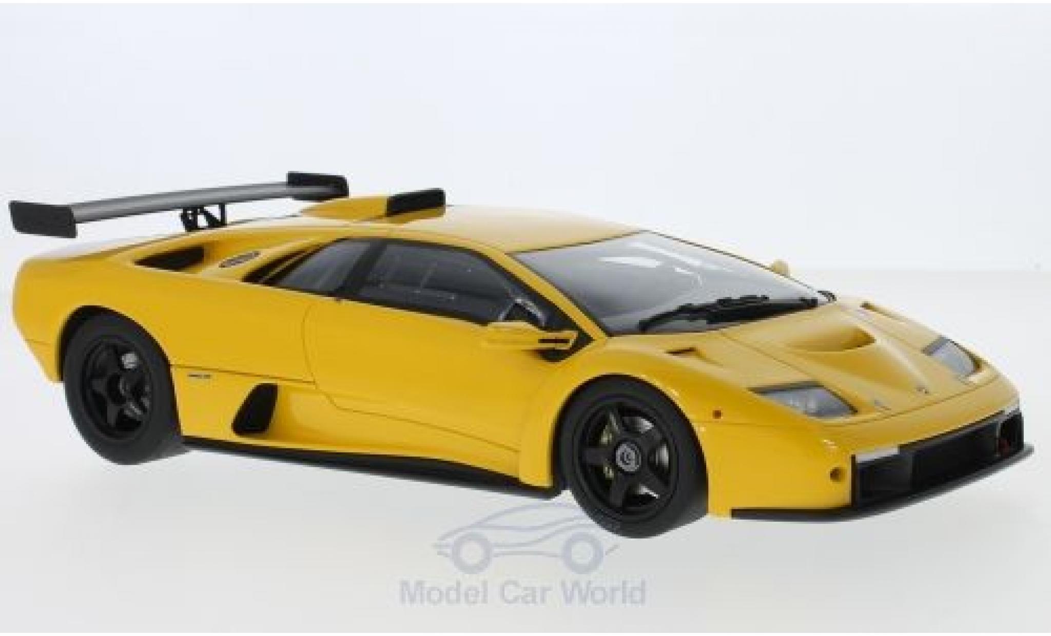 Lamborghini Diablo GTR 1/18 Kyosho GTR geel 1999 modelauto