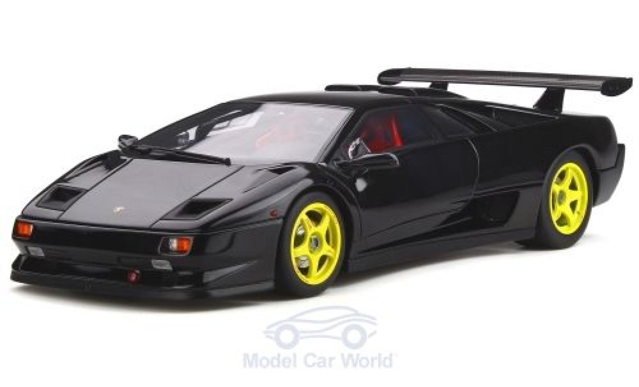Lamborghini Diablo 1/18 Kyosho SVR zwart modelauto