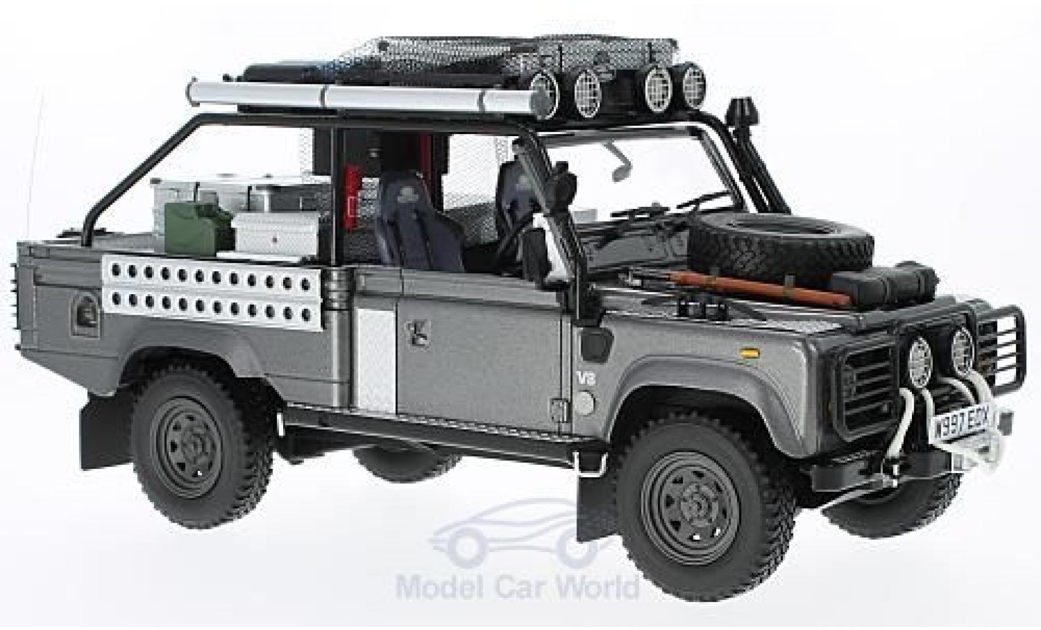 Land Rover Defender 1/18 Kyosho metallic grijs RHD Movie Edition modelauto