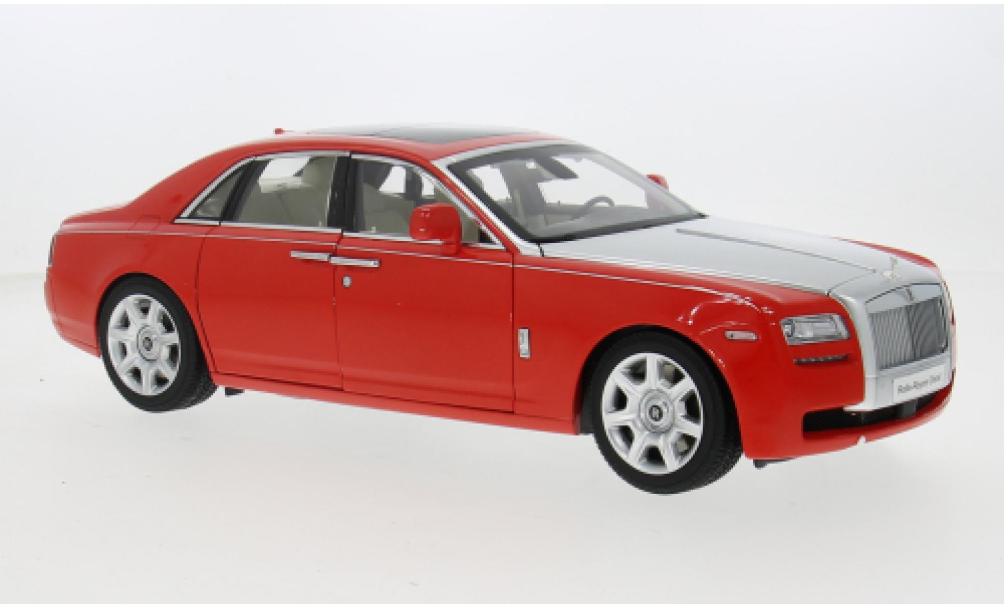 Rolls Royce Ghost 1/18 Kyosho rood/grijs 2009 1:18 modelauto