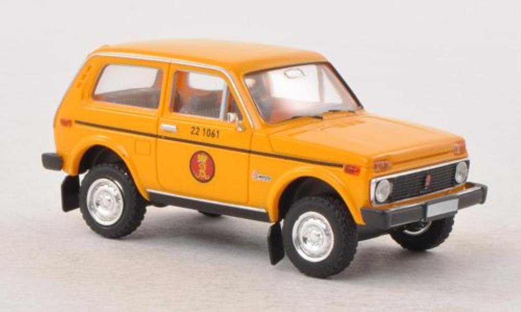 Lada Niva 1/87 Brekina Danische Post (DK) modelauto