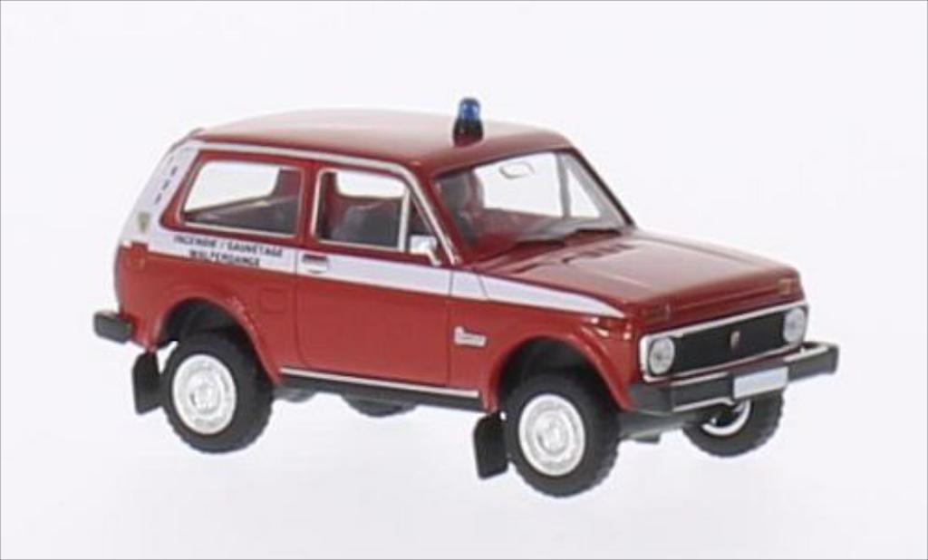 Lada Niva 1/87 Brekina Brandweer Walferdange (LUX) modelauto