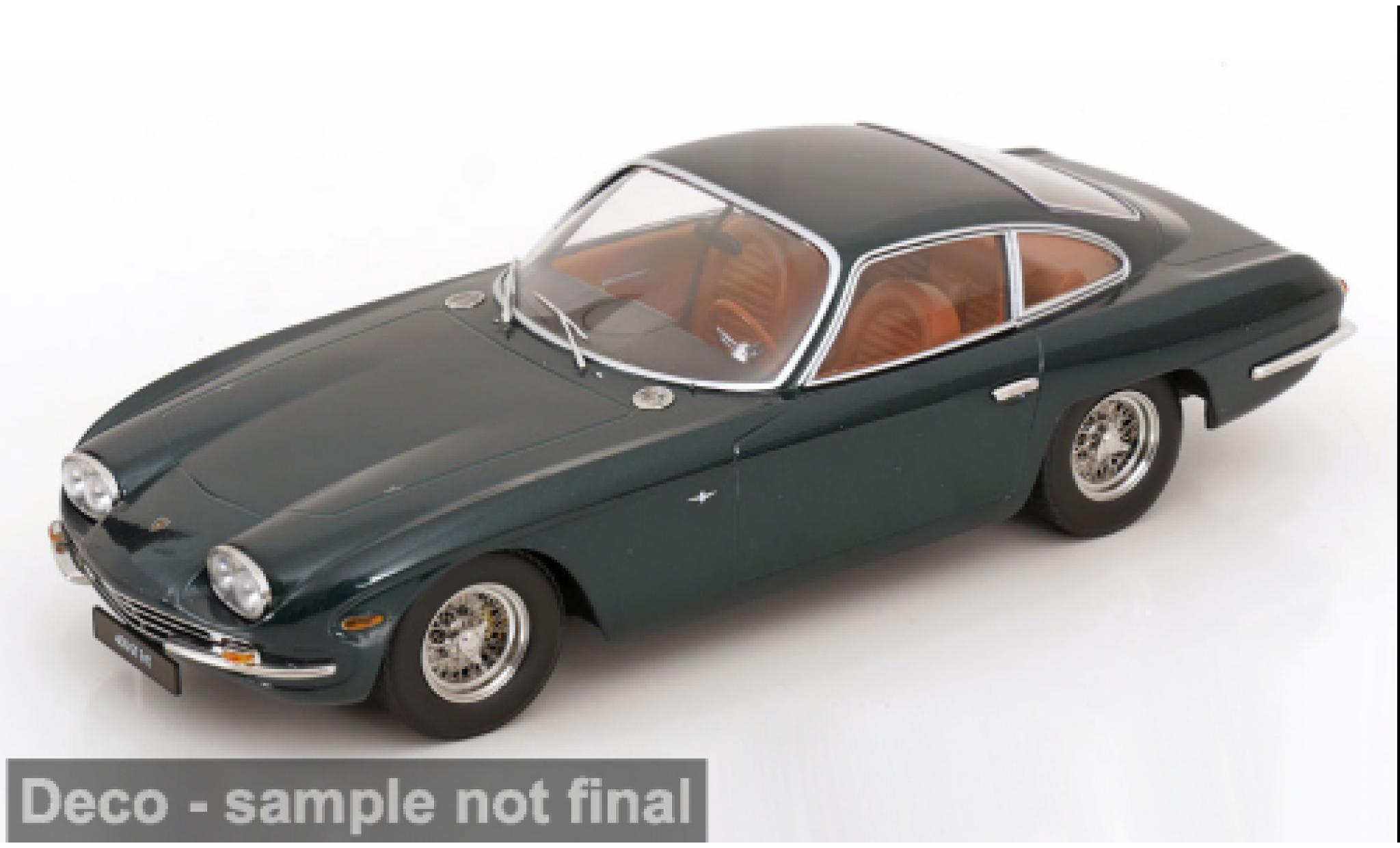 Lamborghini 400 GT 1/18 KK Scale 2+2 groen 1966 1:18 modelauto
