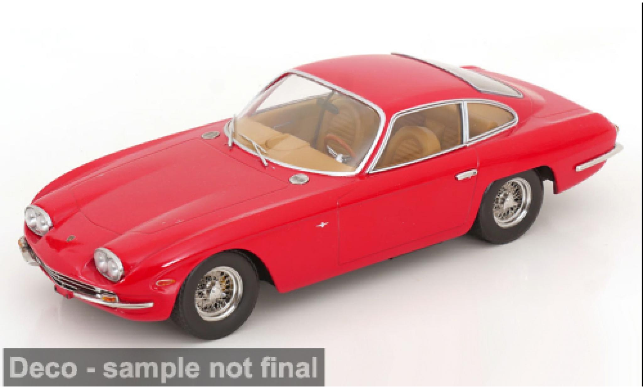 Lamborghini 400 GT 1/18 KK Scale 2+2 rood 1966 1:18 modelauto