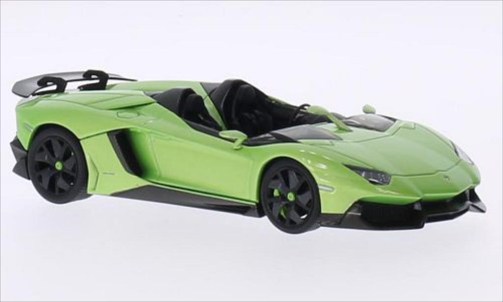 Lamborghini Aventador J 1/43 Autoart J Roadster metallic grun 2012 modelauto