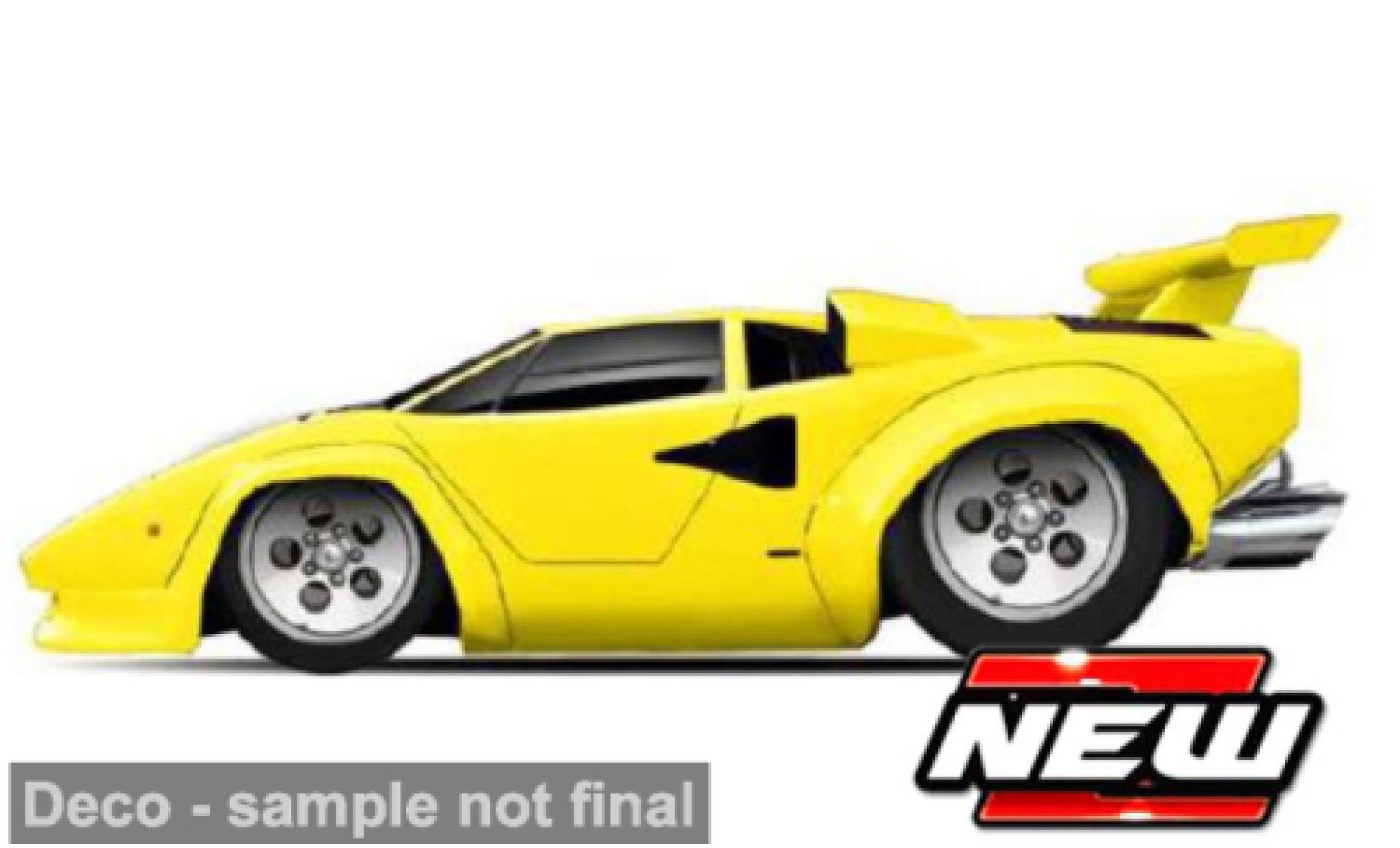 Lamborghini Countach 1/64 Maisto geel 1:64 modelauto