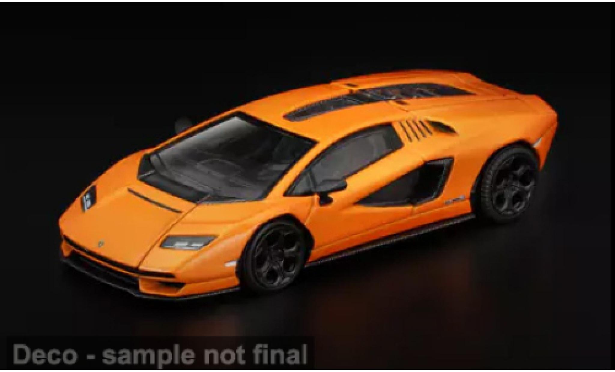 Lamborghini Countach 1/64 Pop Race LP1 800-4 oranje 1:64 modelauto