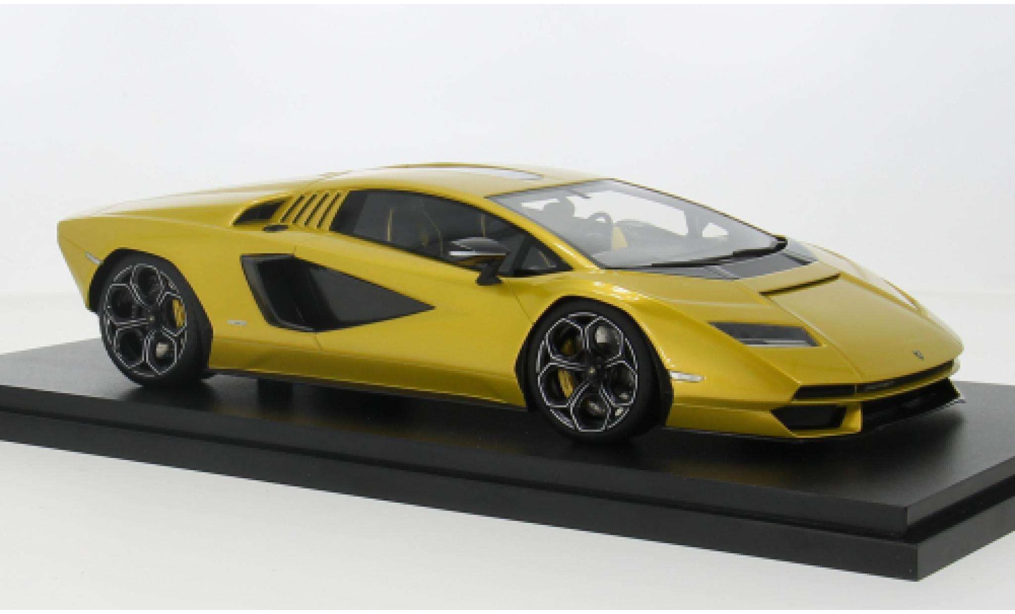Lamborghini Countach 1/18 Top Speed LPI 8 geel 1:18 modelauto