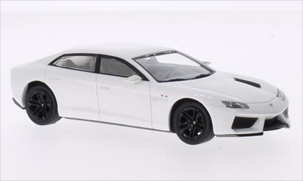 Lamborghini Estoque 1/43 IXO 200 metallic wit 2008 modelauto