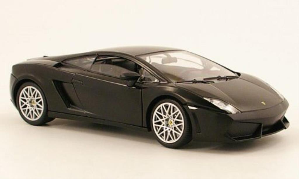 Lamborghini Gallardo 1/24 Motormax LP 560-4 zwart modelauto