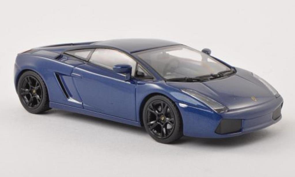 Lamborghini Gallardo 1/43 Minichamps blauw 2006 modelauto
