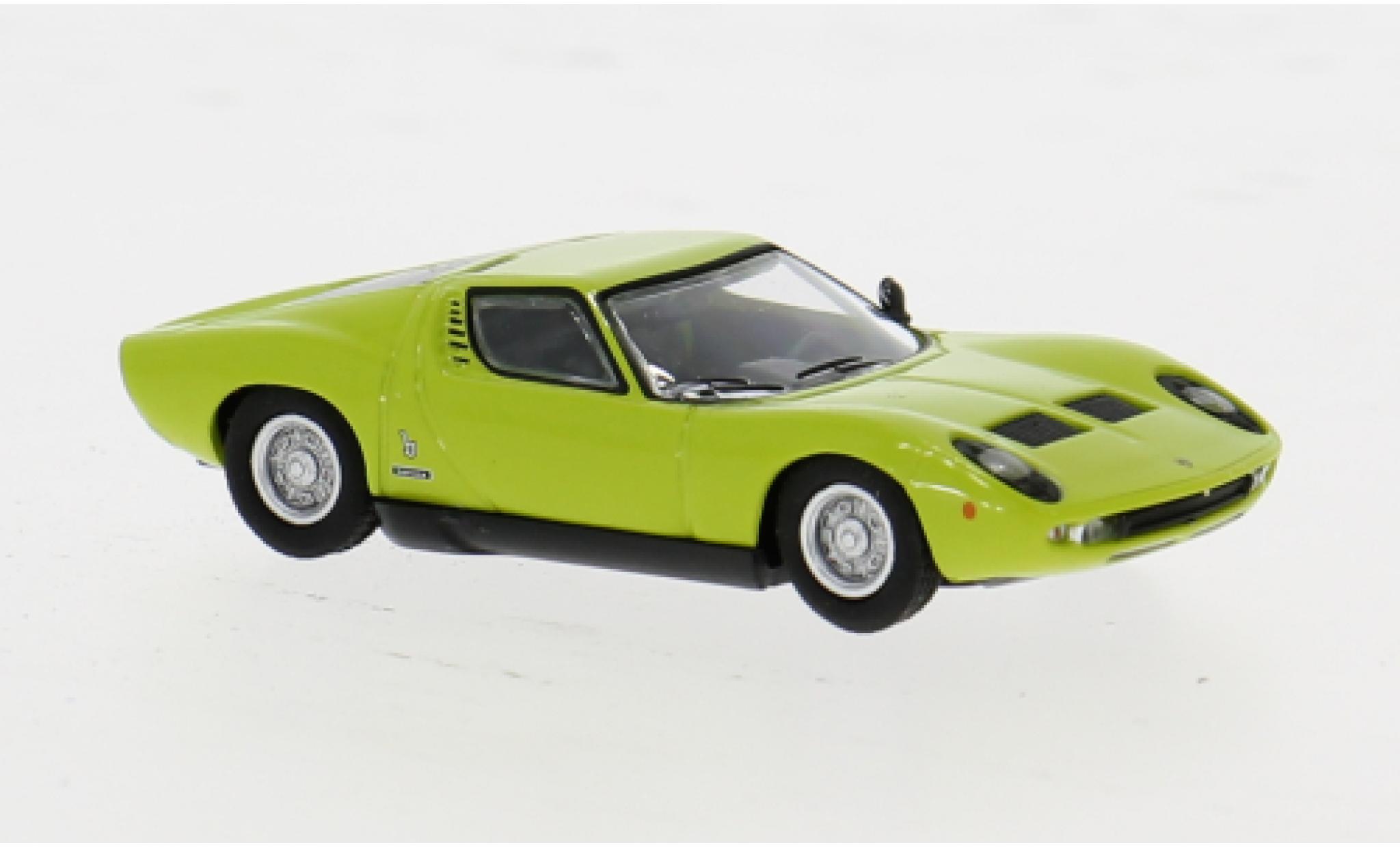 Lamborghini Miura 1/87 Minichamps groen 1:87 modelauto