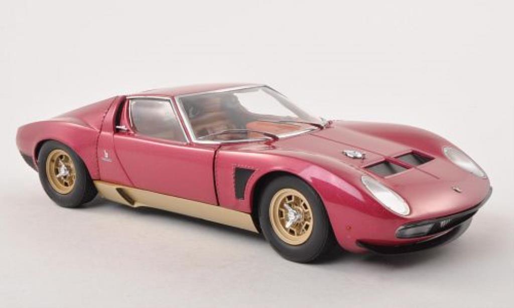 Lamborghini Miura Jota 1/18 Kyosho Jota SVJ lila/gold modelauto