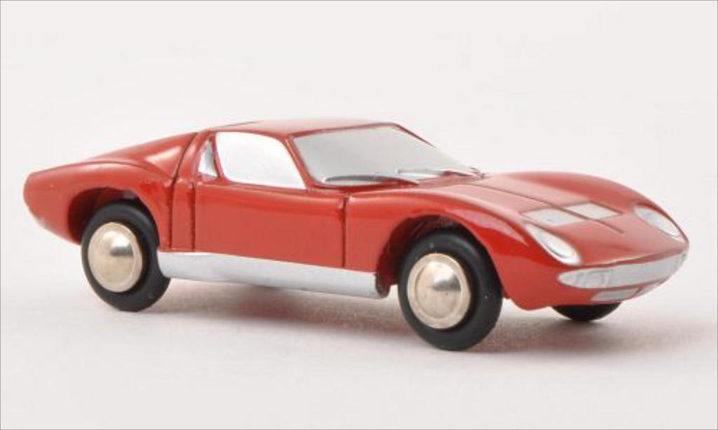 Lamborghini Miura 1/90 Schuco rood modelauto
