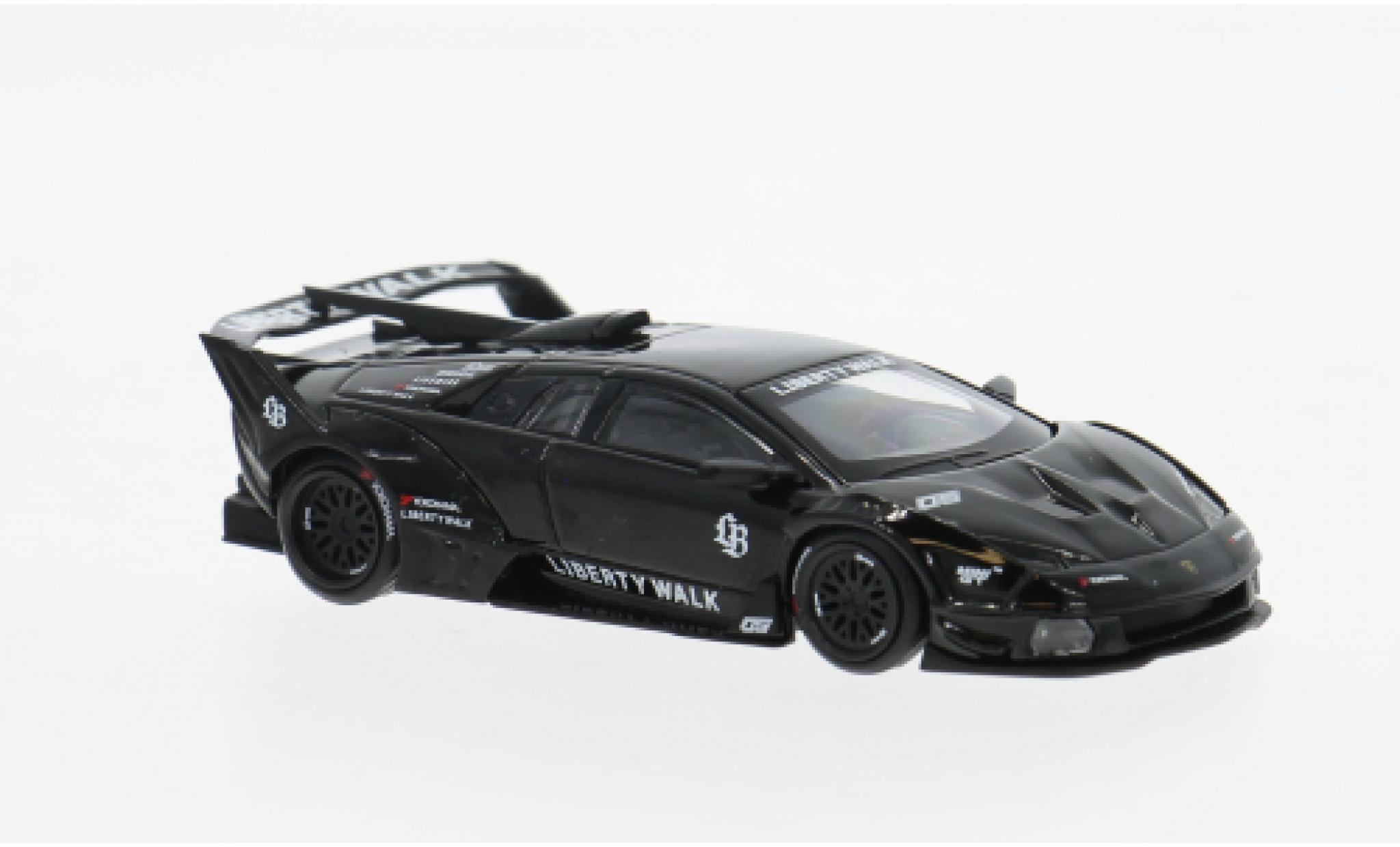 Lamborghini Murcielago 1/64 Mini GT GT Evo LB-Silhouette WORKS zwart 2024 1:64 modelauto