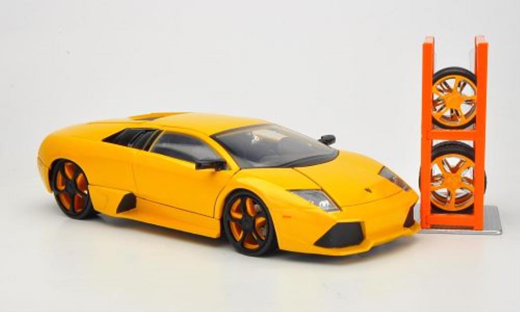 Lamborghini Murcielago LP640 1/24 Jada Toys LP640 Tuning geel modelauto