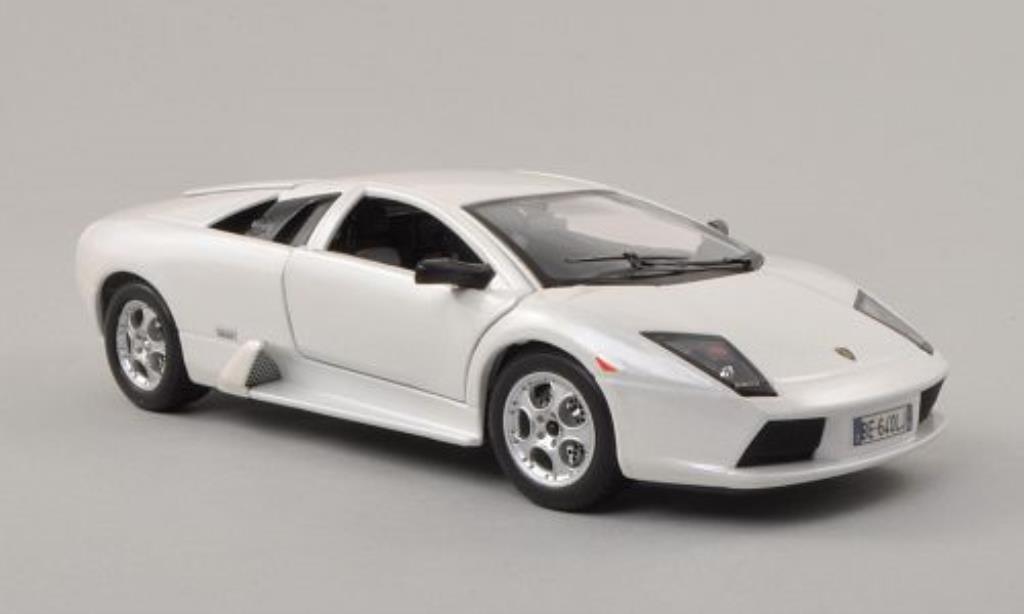Lamborghini Murcielago 1/24 Burago wit 2002 modelauto