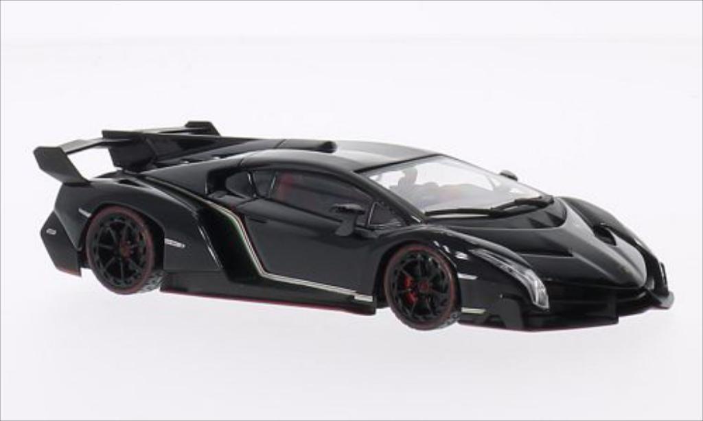 Lamborghini Veneno 1/43 Kyosho zwart/rood modelauto