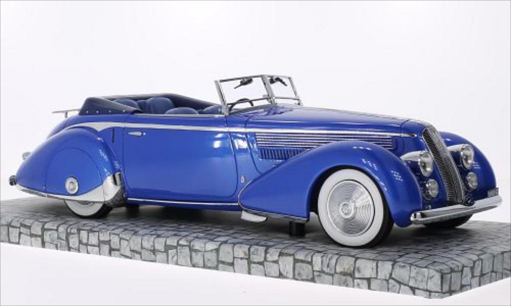 Lancia Astura 1/18 Minichamps Tipo 233 Corto metallic blauw RHD 1936 modelauto