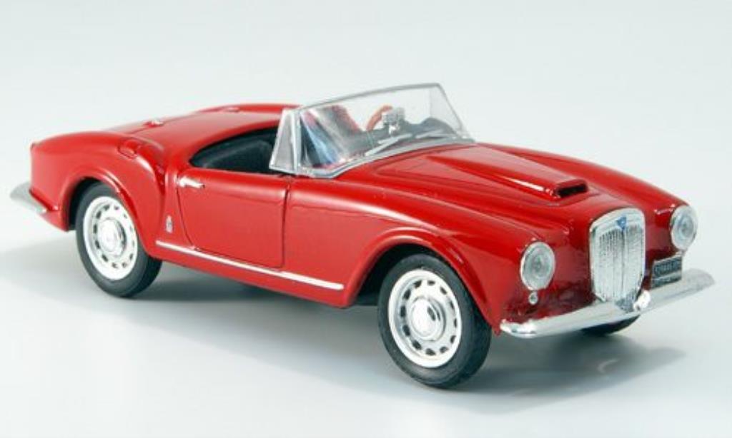 Lancia Aurelia B24 1/43 Brumm B24 Spider rood offen 1955 modelauto