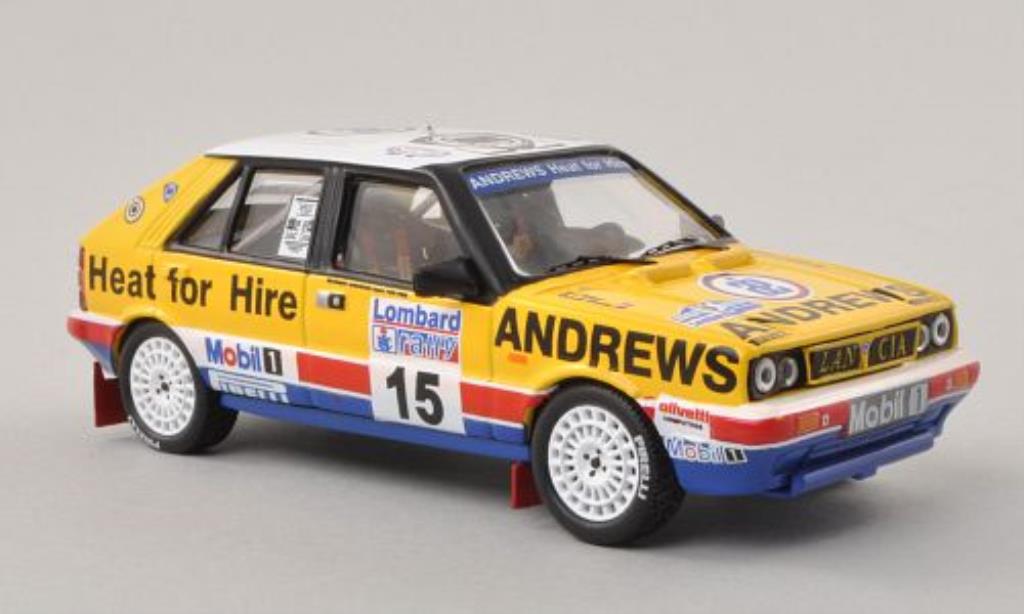 Lancia Delta 1/43 IXO HF 4Wd Andrews RAC Rally 1987 /N.Wilson modelauto