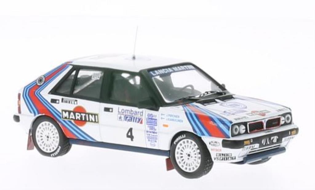 Lancia Delta 1/43 IXO HF 4Wd No.4 Martini RAC Rally 1987 /Piironen modelauto