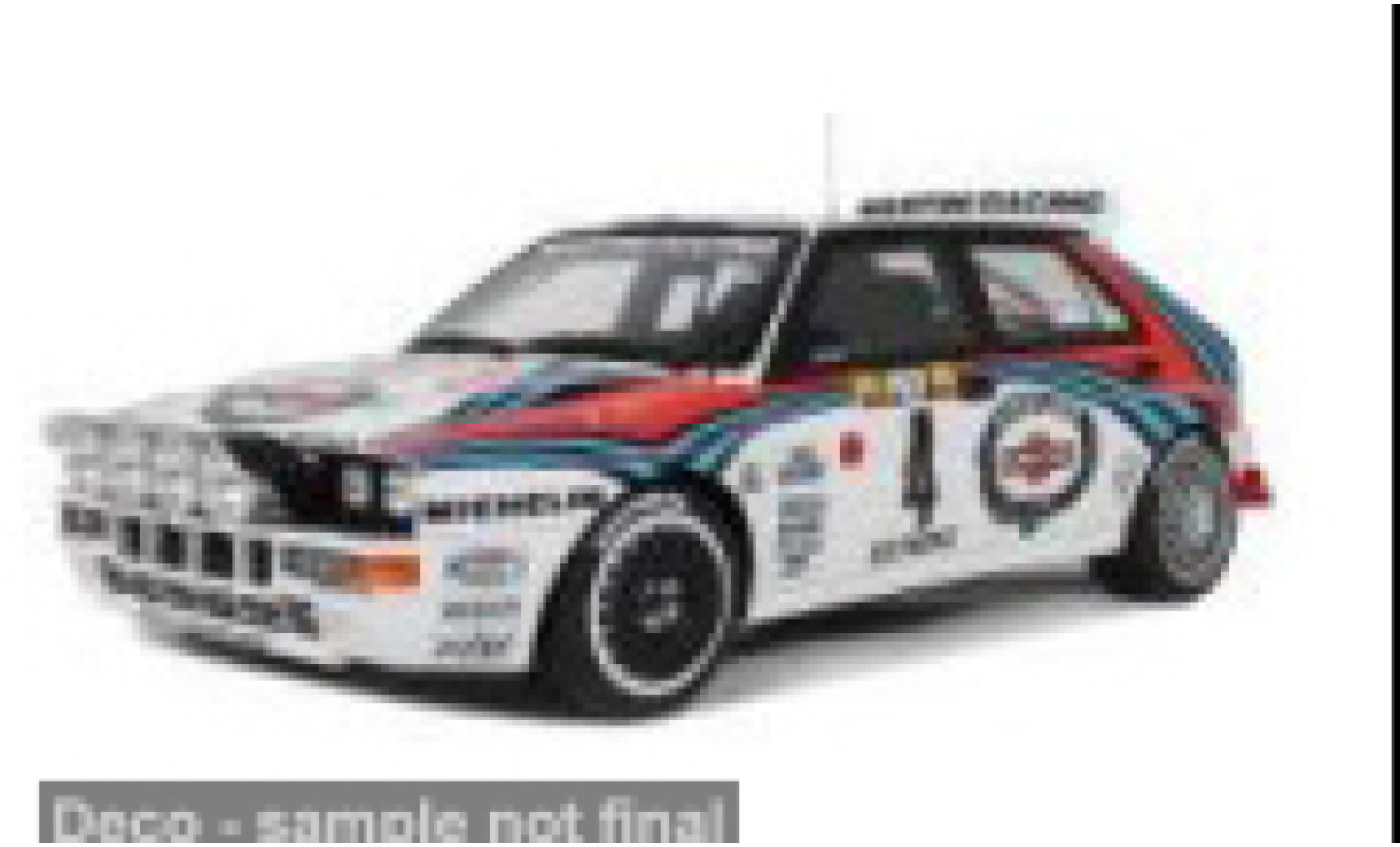 Lancia Delta 1/12 Ottomobile HF Integrale Rally Monte Carlo 1992 #4 D.Auriol/B.Occelli 1:12 modelauto