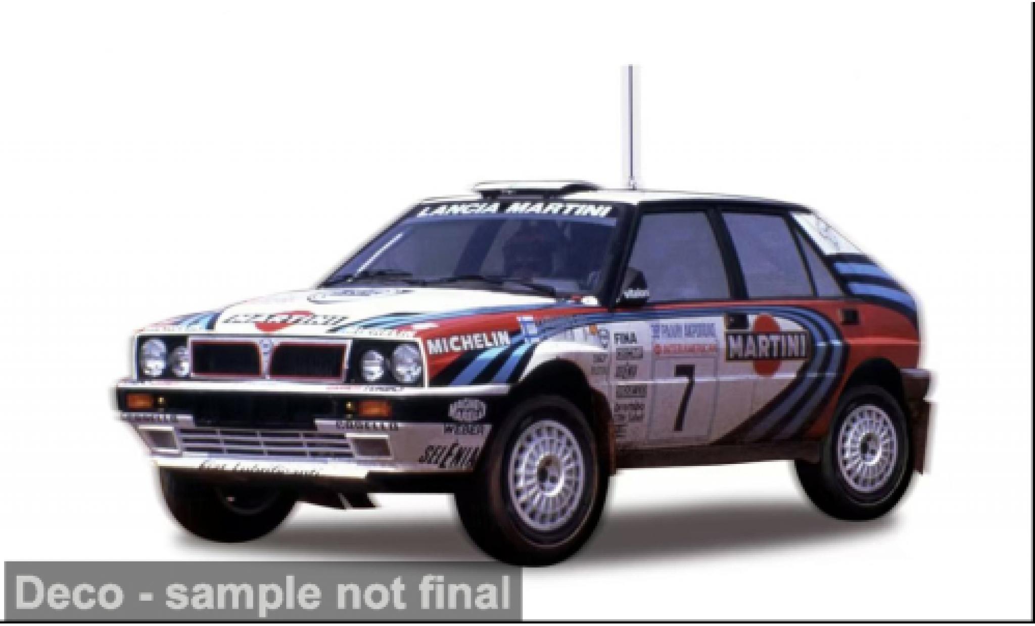Lancia Delta 1/18 Sun Star Integrale Acropolis Rally 1991 #7 J.Kankkunen/J.Piironen 1:18 modelauto