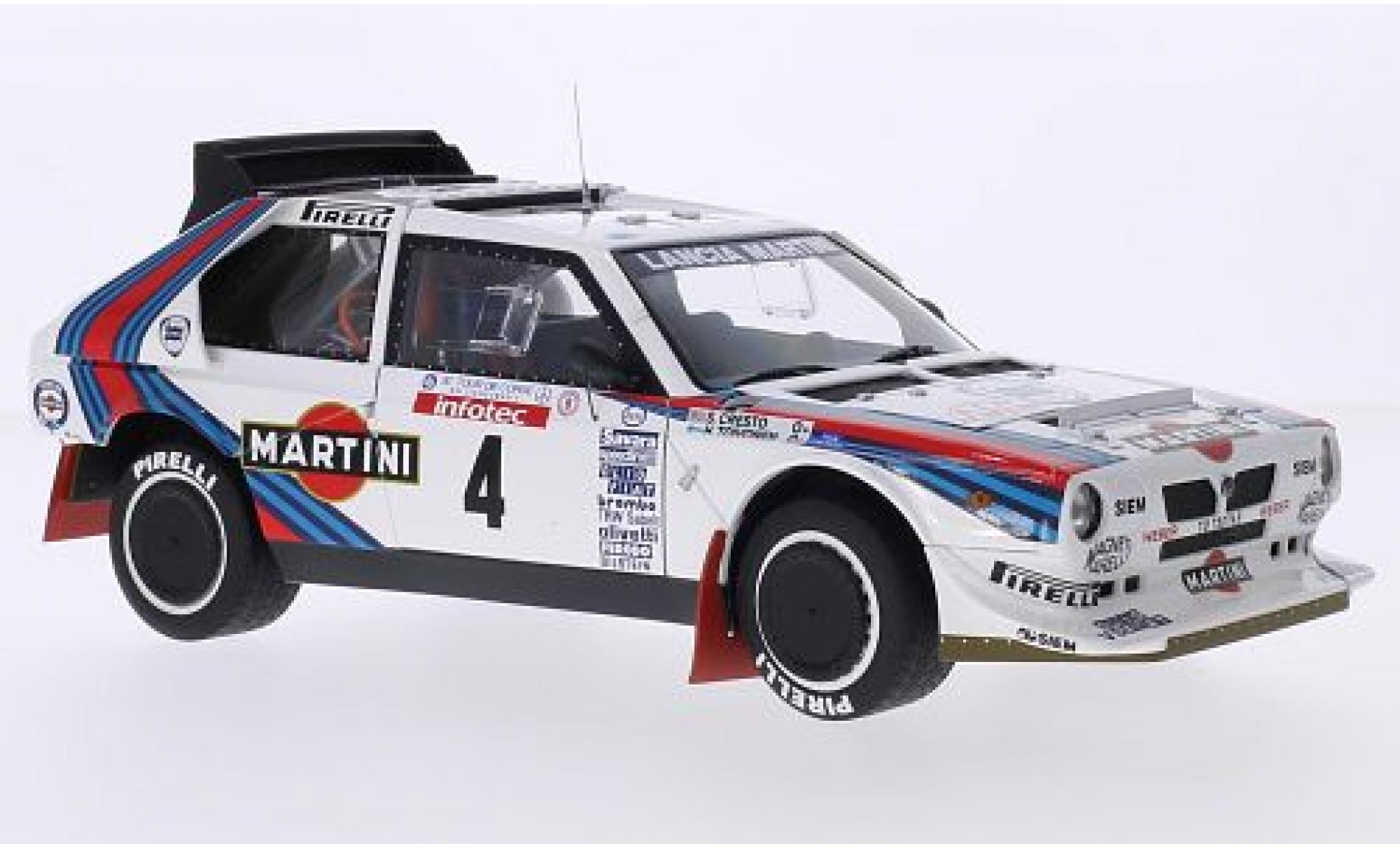 Lancia Delta 1/18 AUTOart S4 Martini 1:18 modelauto