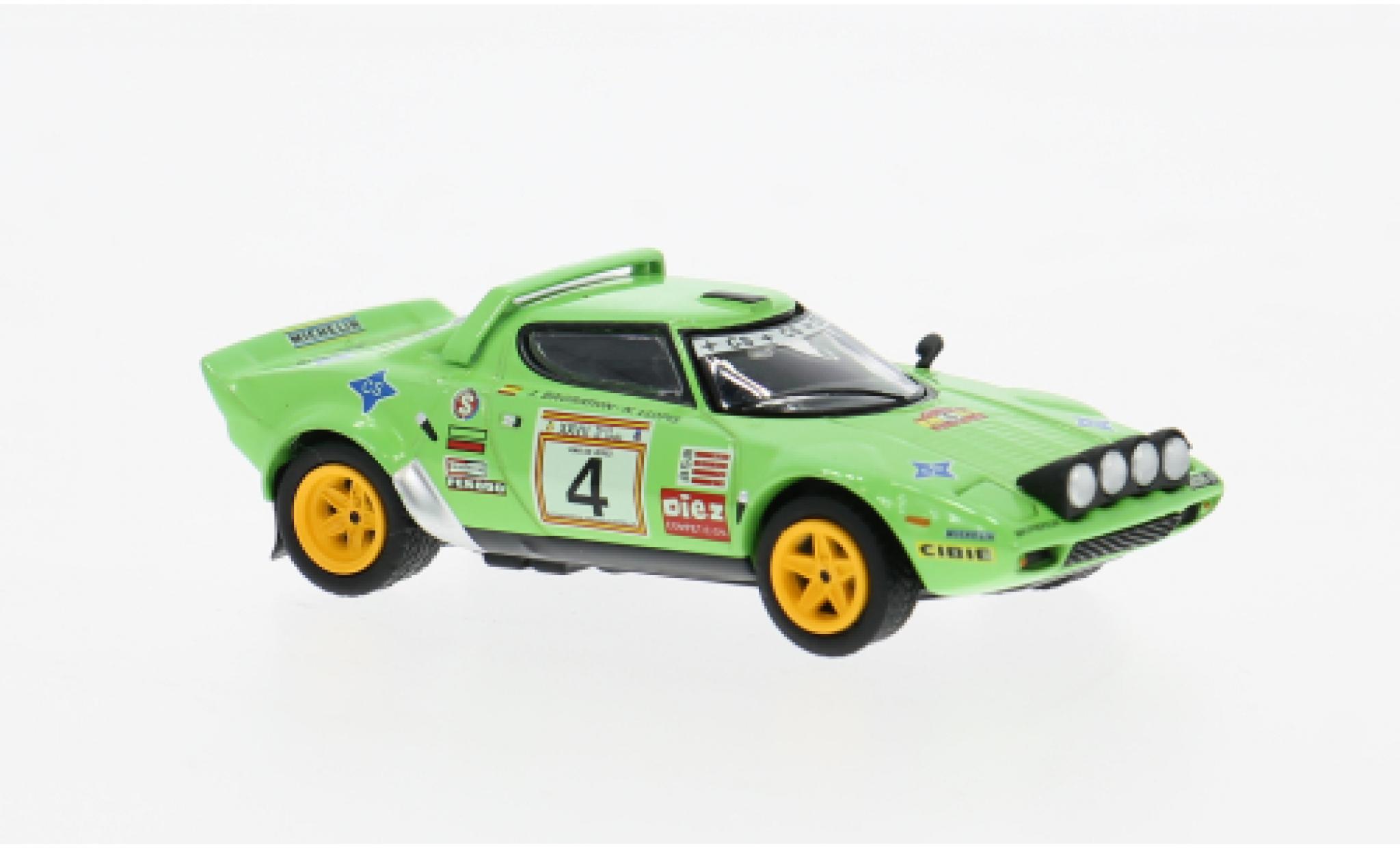 Lancia Stratos 1/64 Mini GT HF Rally Vino de Jerez 1979 #4 J.de Bagration/N.Llopis 1:64 modelauto