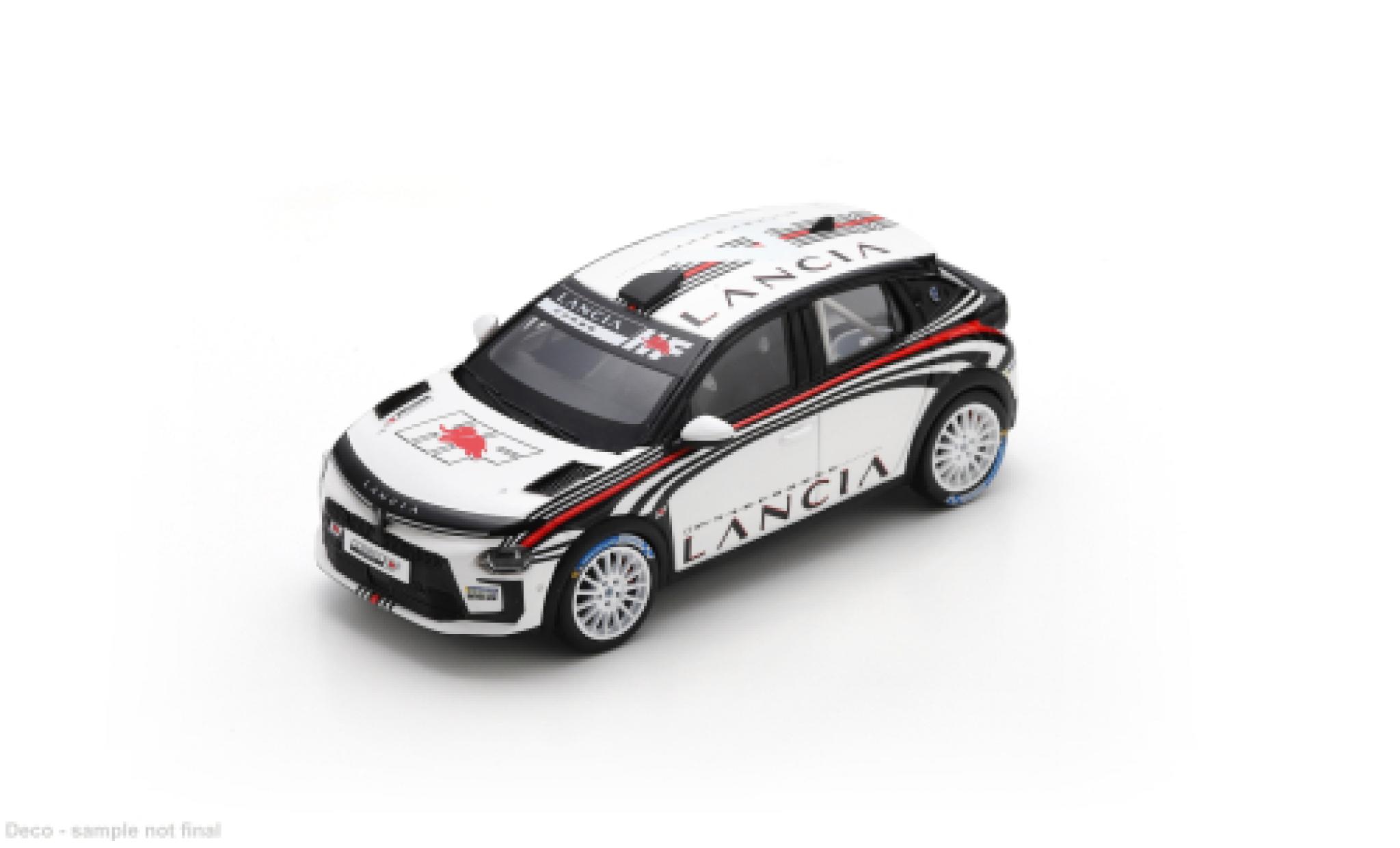 Lancia Ypsilon 1/43 Spark HF Rally4 wit/Dekor 1:43 modelauto