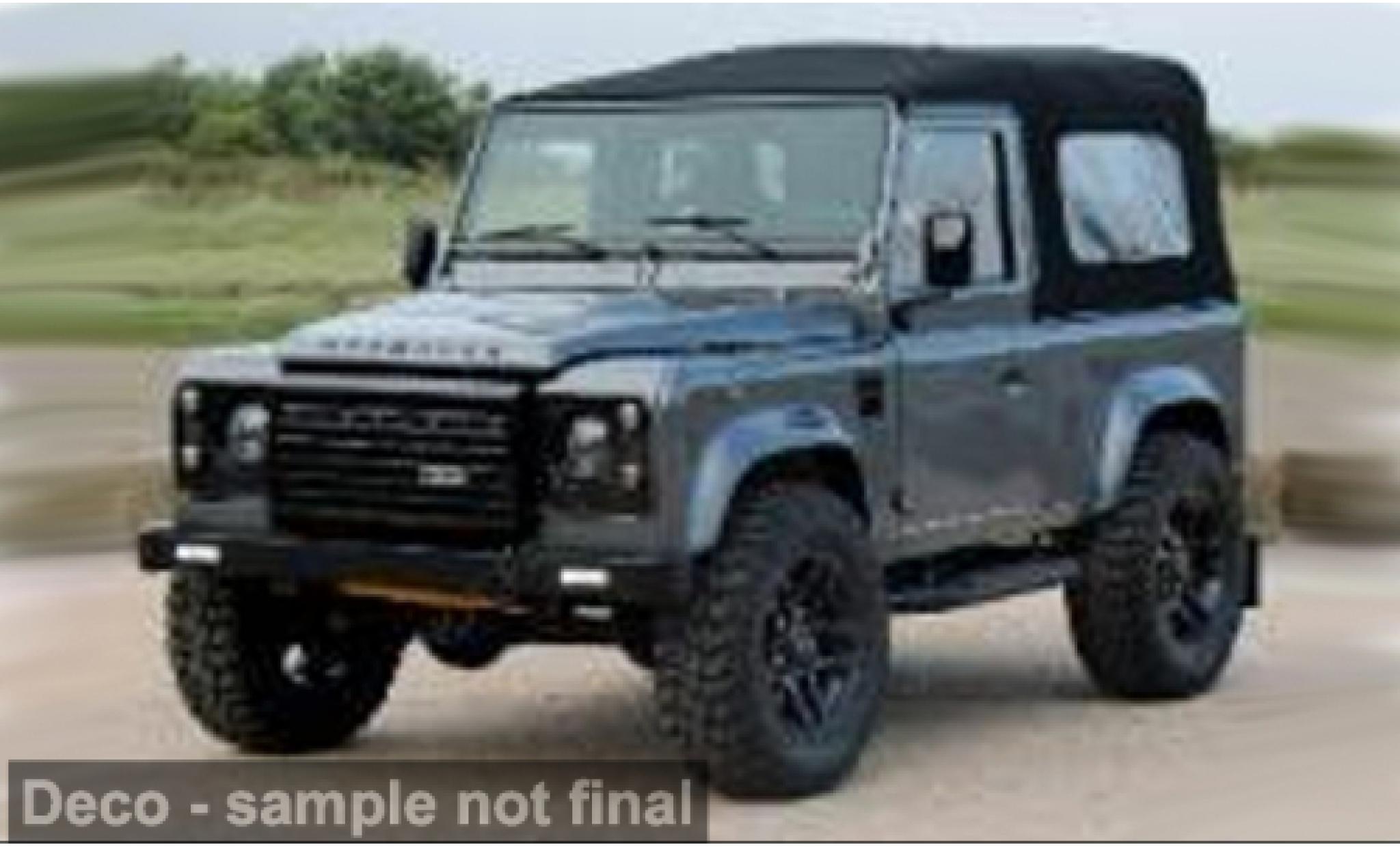 Land Rover Defender 1/18 Solido 90 grijs 1:18 modelauto