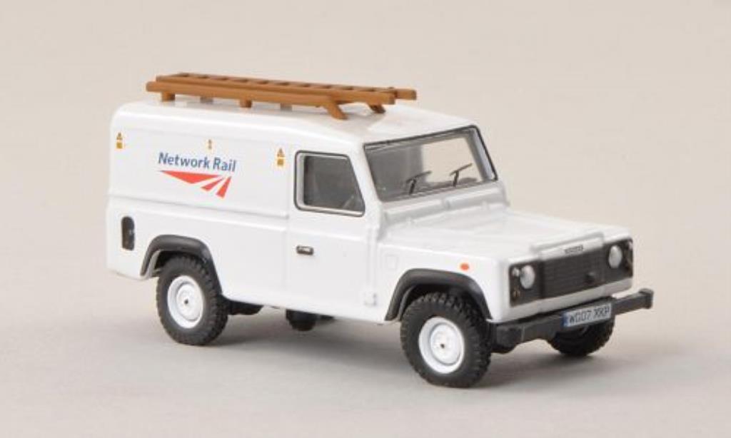 Land Rover Defender 1/76 Oxford Kasten Network Rail modelauto