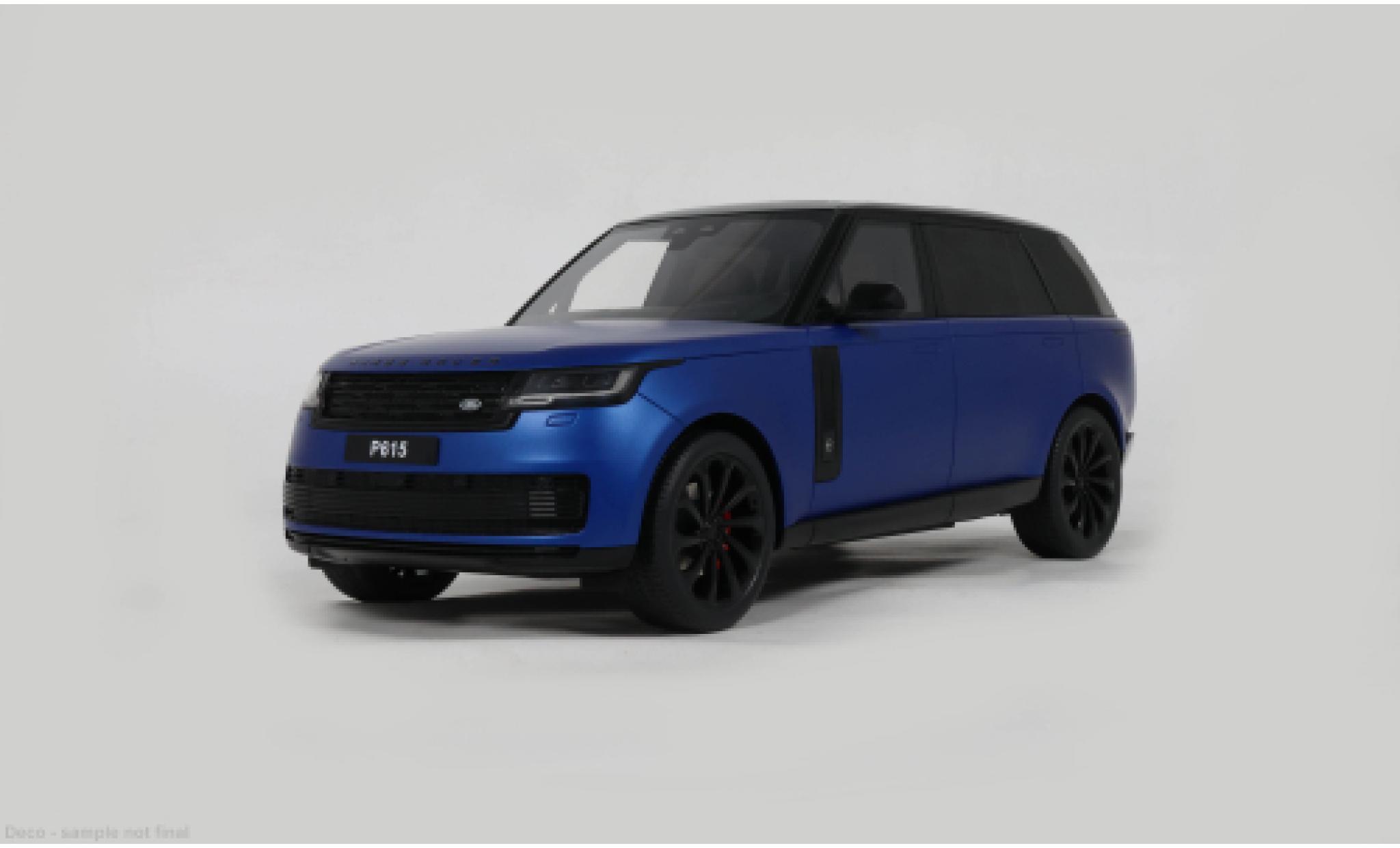 Land Rover Range Rover 1/18 GT Spirit P615 SV blauw/zwart 2024 1:18 modelauto