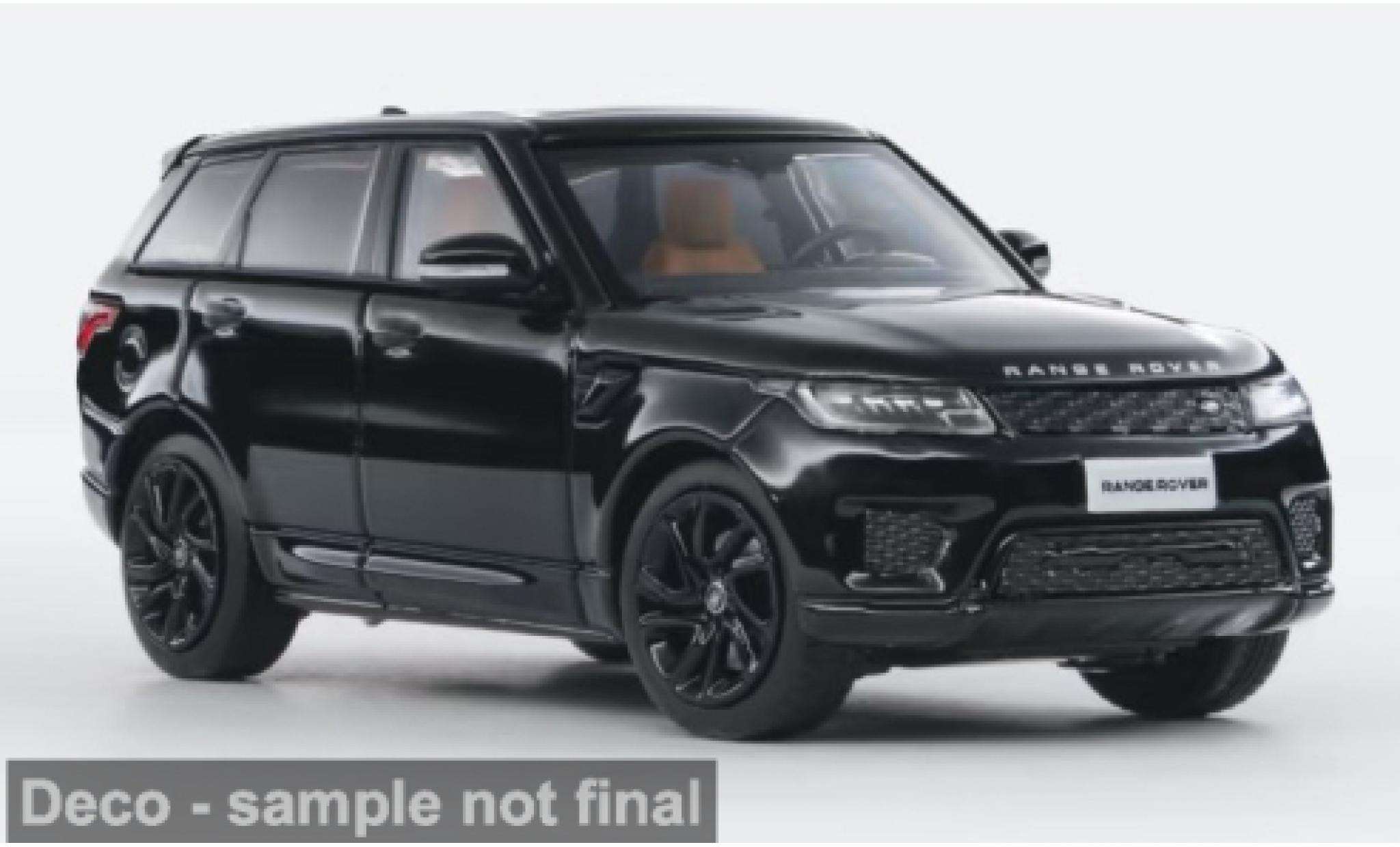 Land Rover Range Rover 1/64 WhelArt zwart 1:64 modelauto