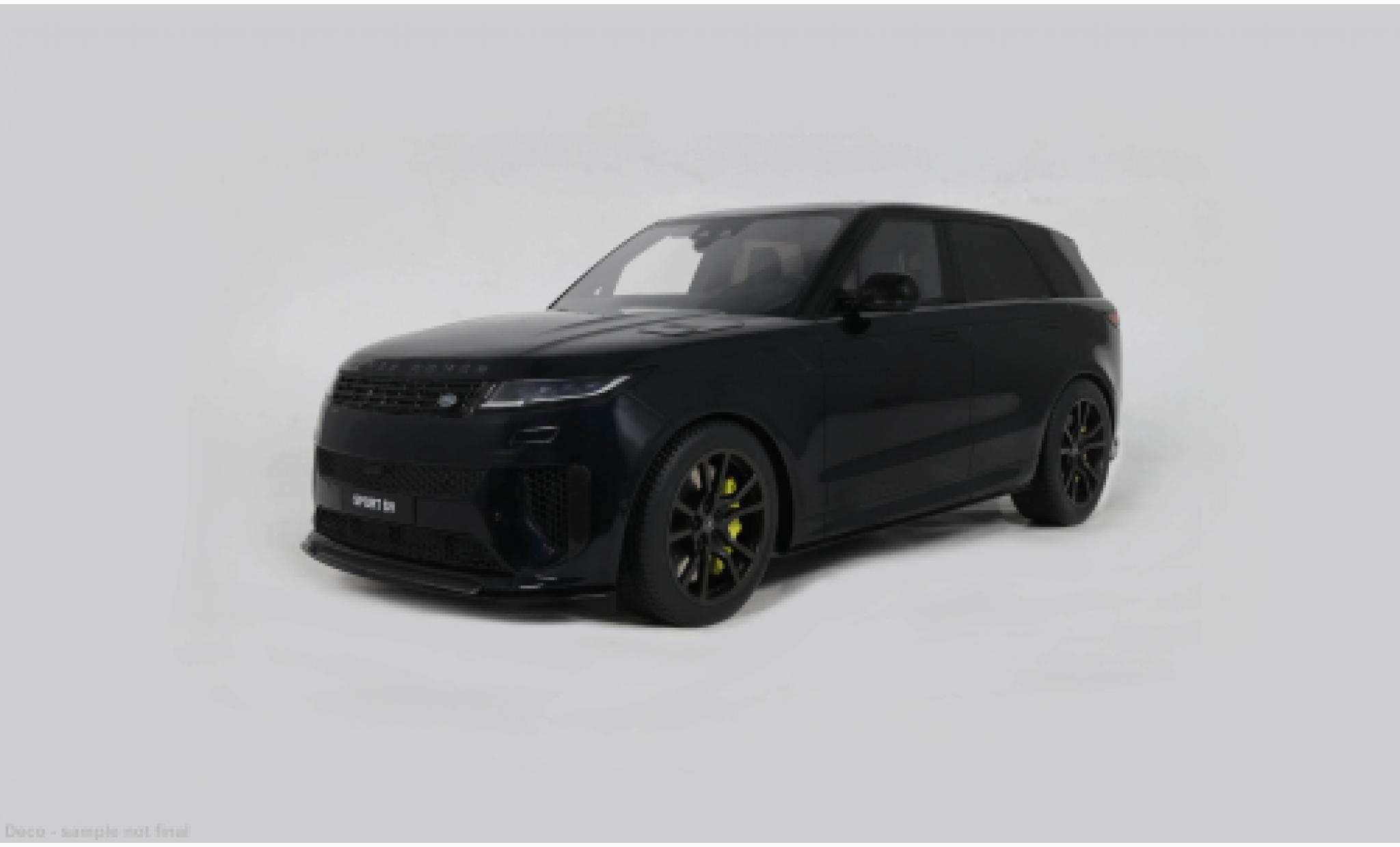 Range Rover Sport 1/12 GT Spirit Land Rover SV zwart 2024 1:12 modelauto