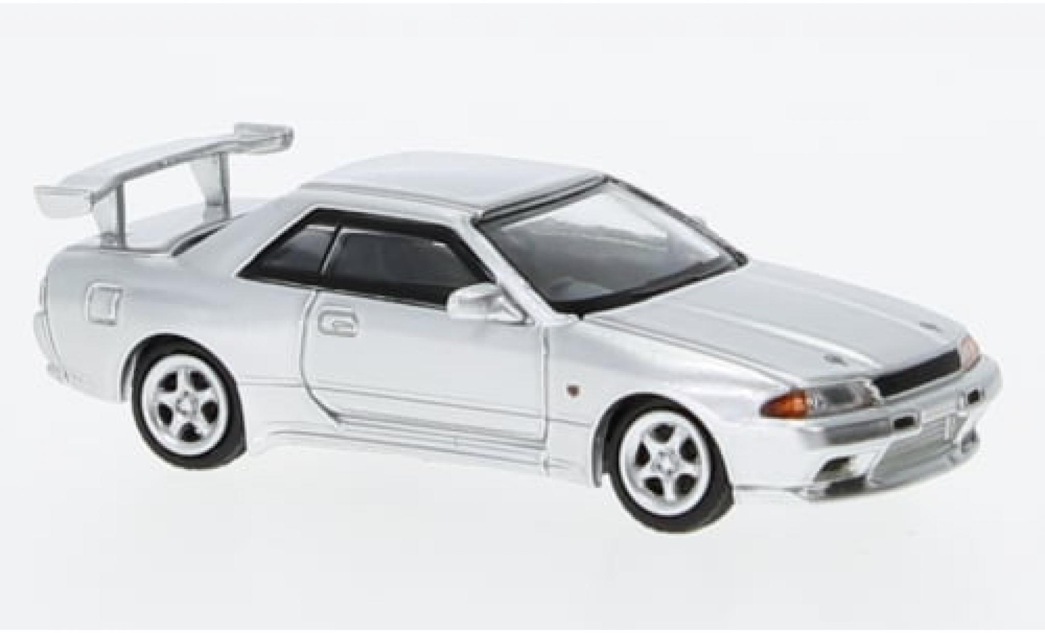 Nissan Skyline 1/87 Lang Feng Model GT-R (R32) grijs 1:87 modelauto