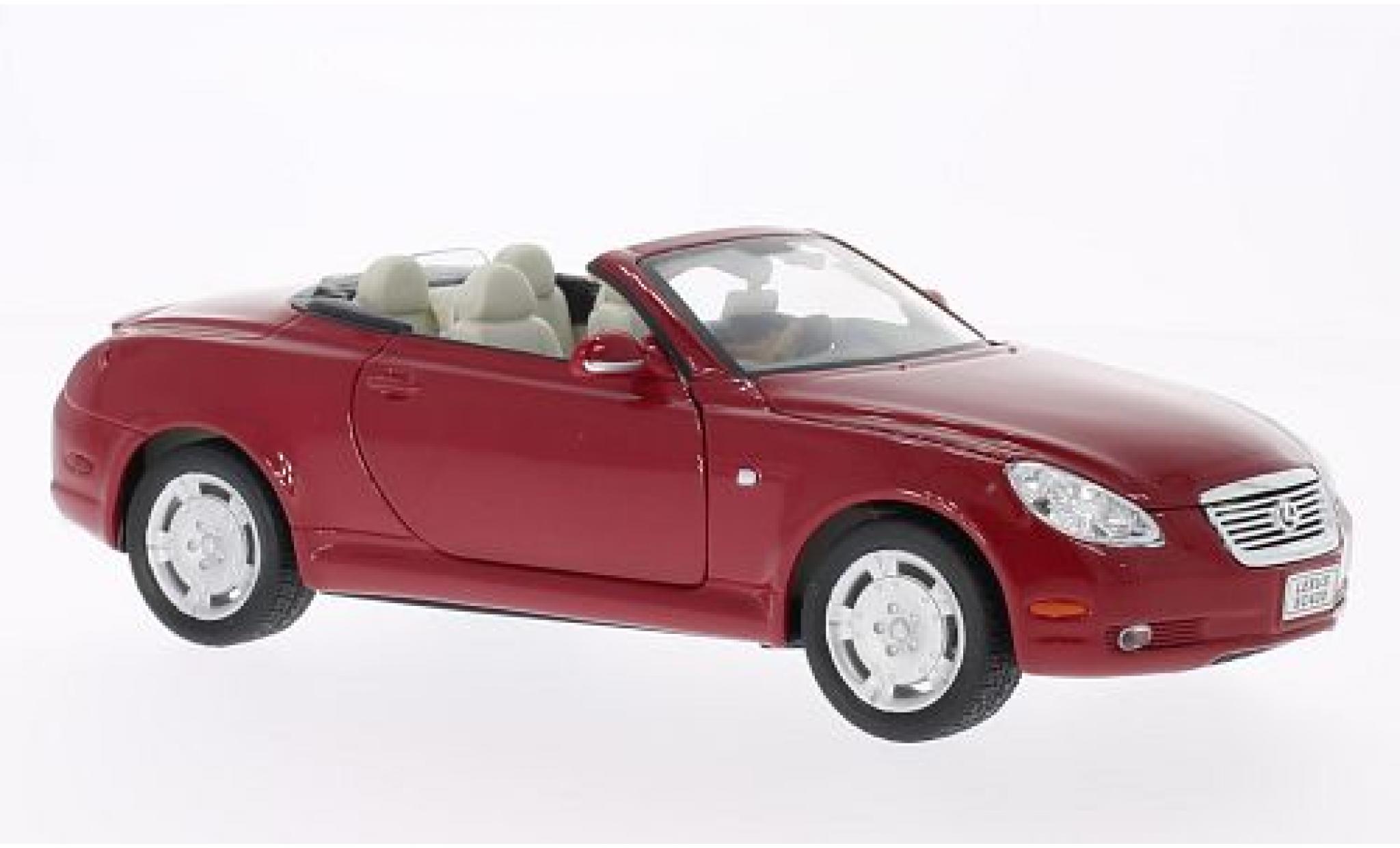 Lexus SC 1/24 Welly 430 rood 1:24 modelauto