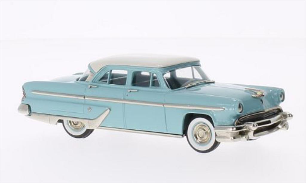 Lincoln Capri 1/43 Brooklin 4-door Sedan turkis/wit 1955 modelauto