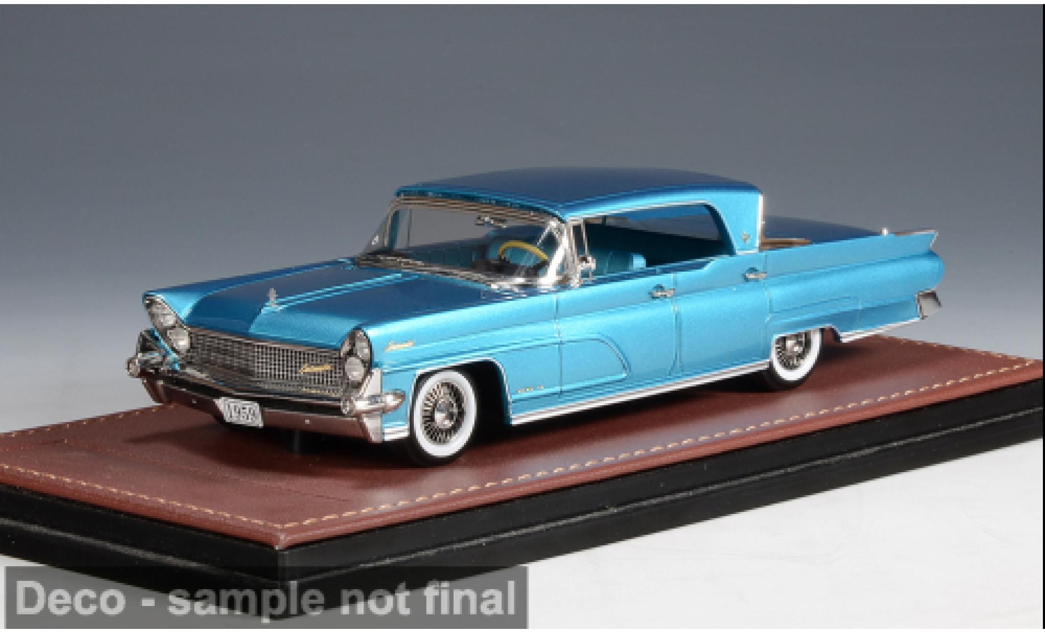 Lincoln Continental 1/43 GLM Mark IV Sedan blauw 1959 1:43 modelauto