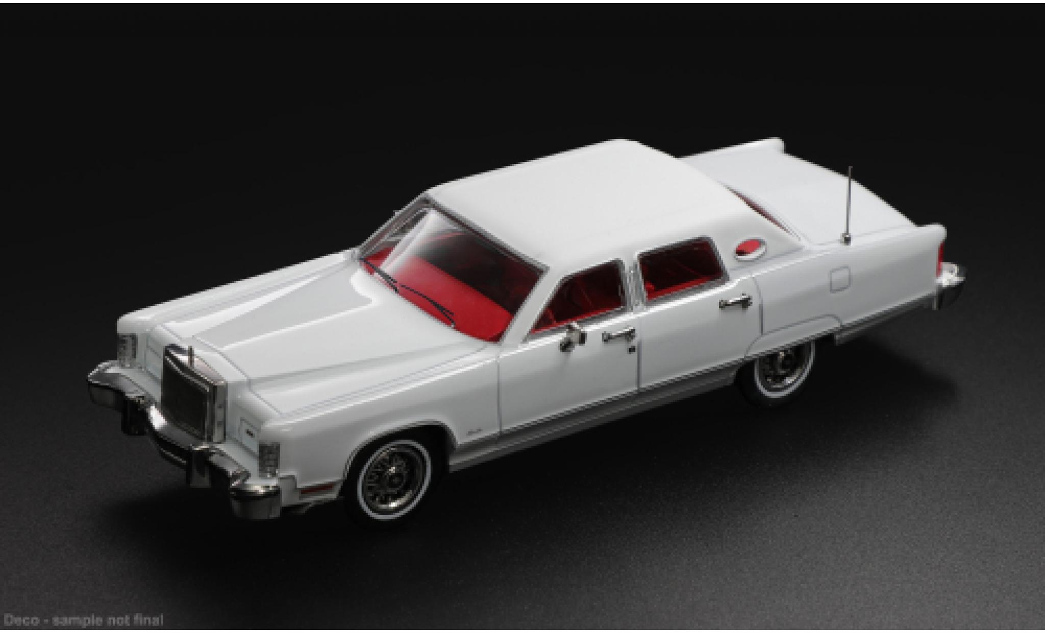 Lincoln Continental 1/64 Sun Star wit 1979 1:64 modelauto