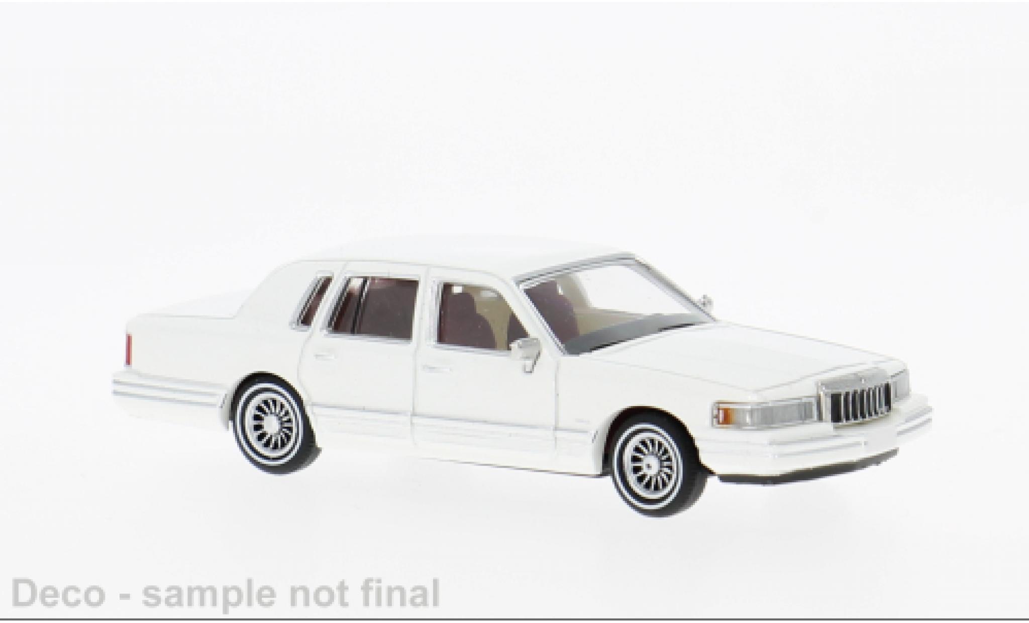 Lincoln Town Car 1/87 PCX87 wit 1991 1:87 modelauto