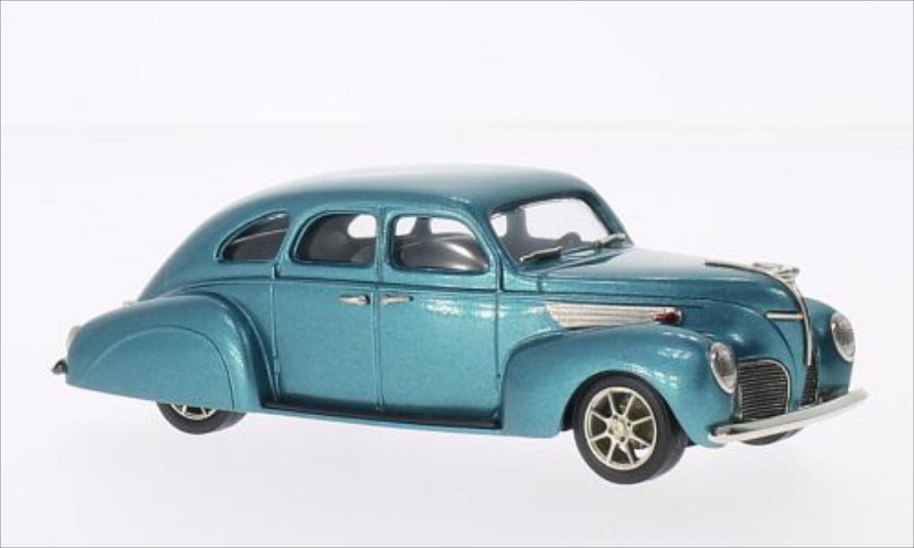 Lincoln Zephyr 1/43 Brooklin 4-door metallic turkis 1938 modelauto