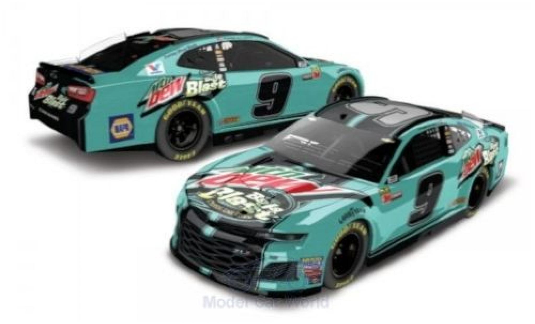 Chevrolet Camaro 1/64 Lionel Racing No.9 Hendrick Motorsports Mountain Dew Baja Blast Nascar 2018 C.Elliott modelauto