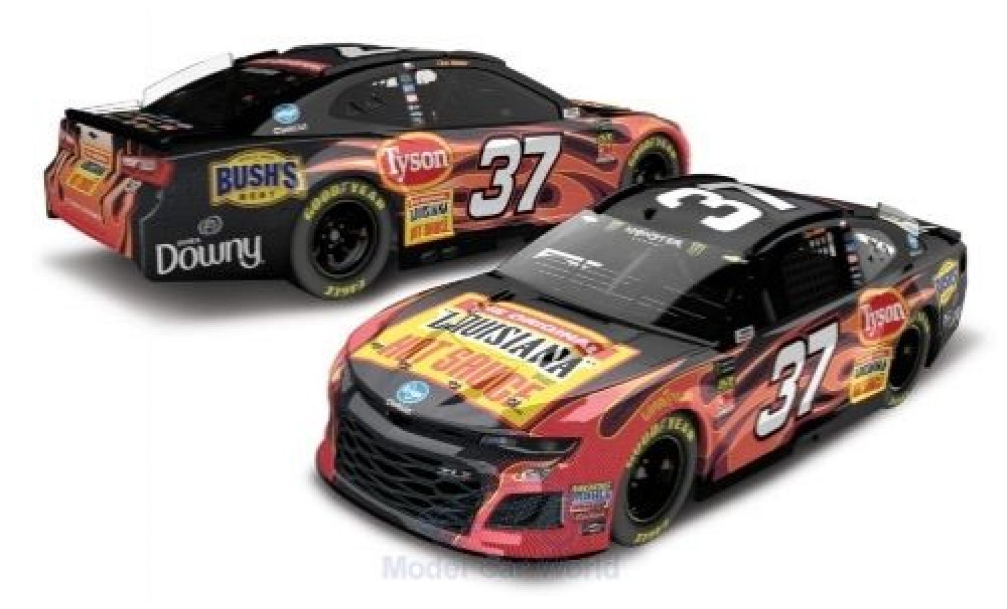Chevrolet Camaro 1/64 Lionel Racing ZL1 No.37 jtg Daugherty Racing Louisiana Hot Sauce Nascar 2018 C.Buescher modelauto