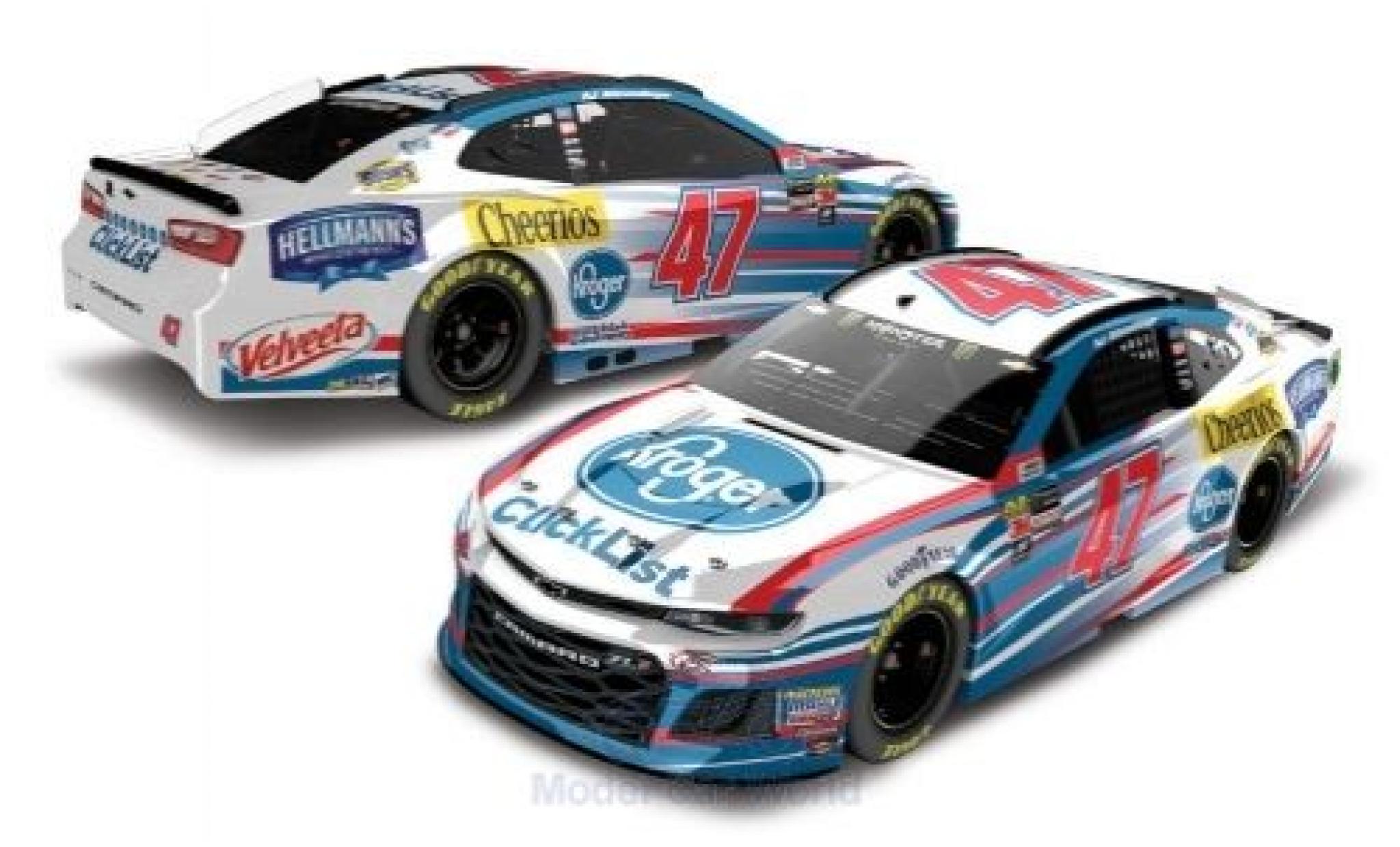 Chevrolet Camaro 1/64 Lionel Racing ZL1 No.47 jtg Daugherty Racing Kroger ClickList Nascar 2018 A.J.Allmendinger modelauto