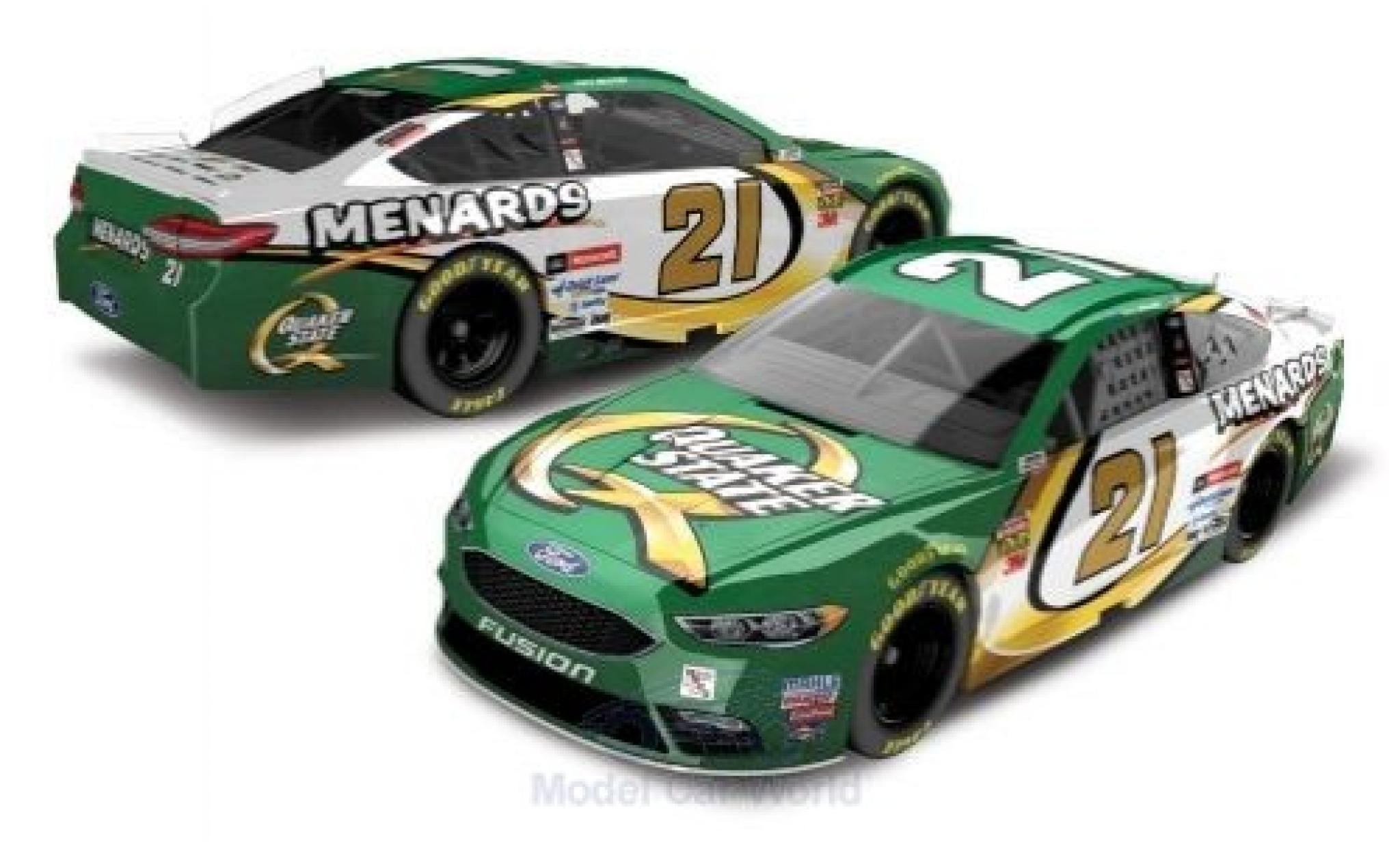 Ford Fusion 1/64 Lionel Racing No.21 21 Wood Broodhers Quaker State Nascar 2018 P.Menard modelauto