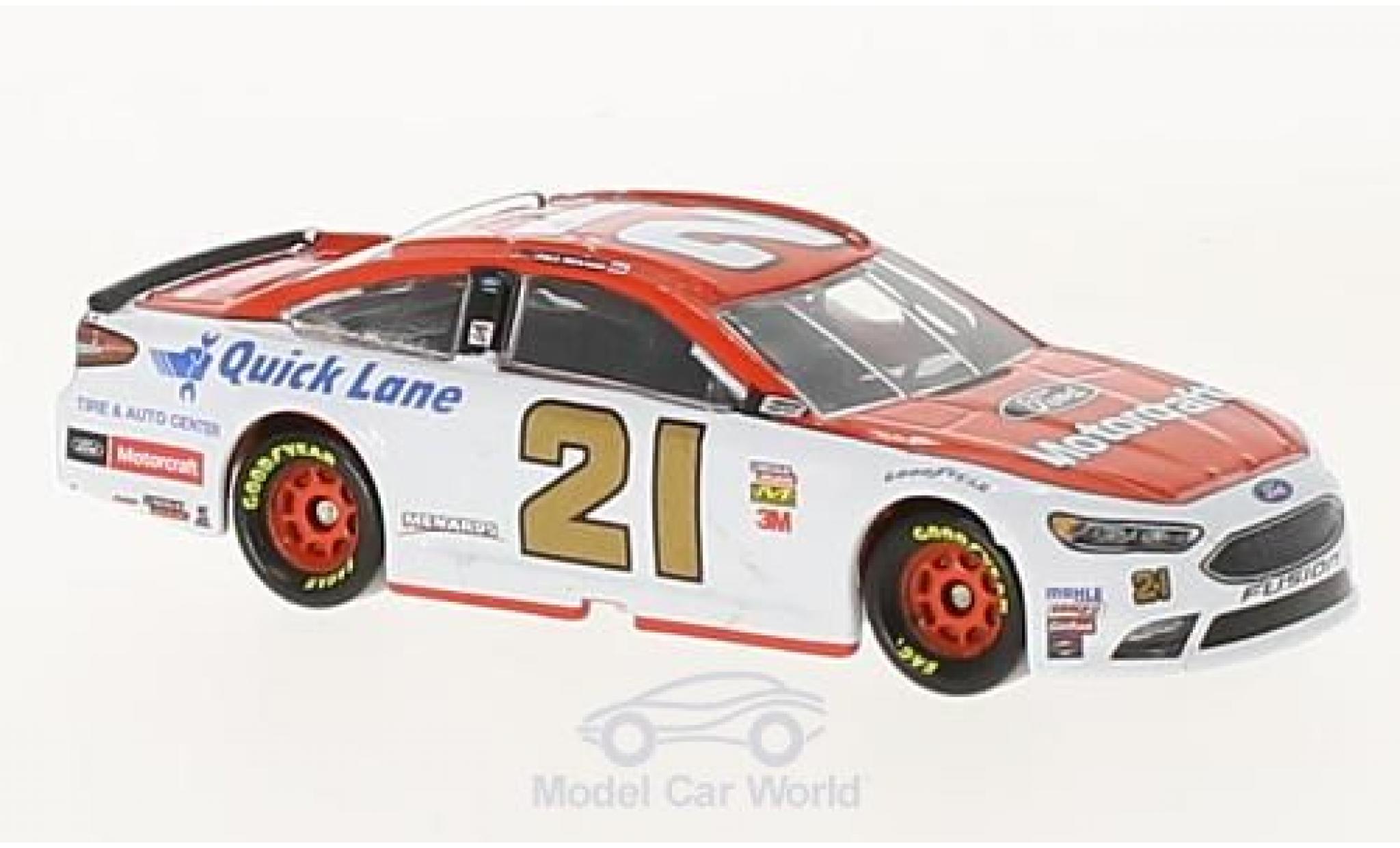 Ford Fusion 1/64 Lionel Racing No.21 Wood 21broodhers Motorcraft Nascar 2018 P.Menard ohne Vitrine modelauto