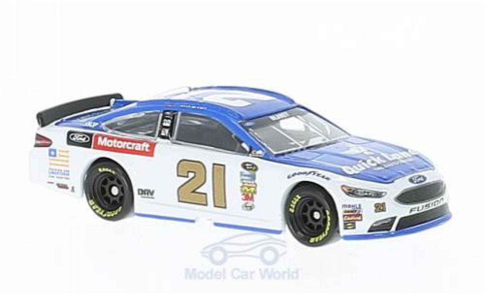 Ford Fusion 1/64 Lionel Racing No.21 Wood Broodhers Quick Lane Tire & Auto Nascar 2016 R.Blaney ohne Vitrine modelauto