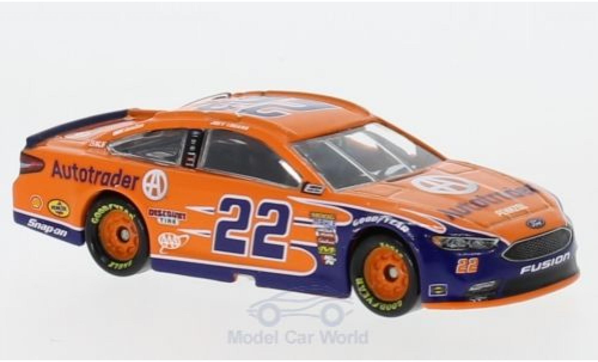 Ford Fusion 1/64 Lionel Racing No.22 Team Penske Autotrader Nascar 2018 J.Logano modelauto